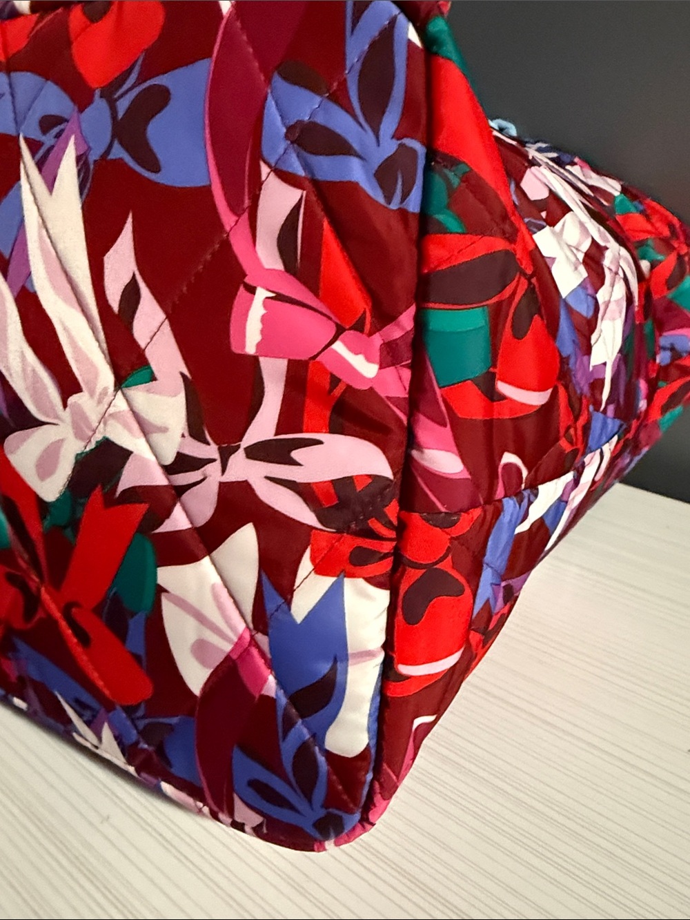 Vera Bradley Bow Show Grand Tote $89 NWT - Picture 5 of 8